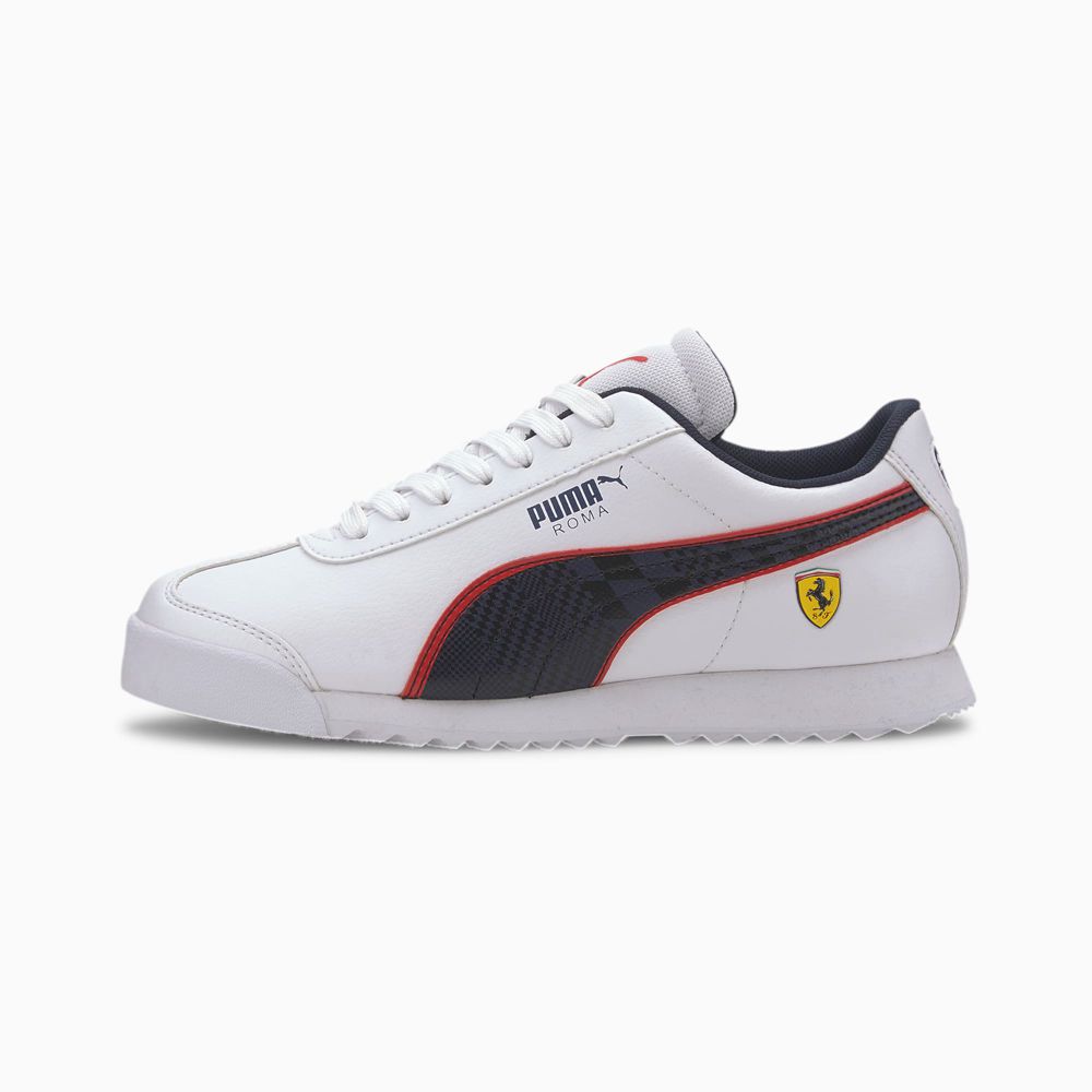 Puma Scuderia Ferrari Roma Lány Sportcipő - Fehér/Sötétkék ( Hungary - VWDLT7982 )